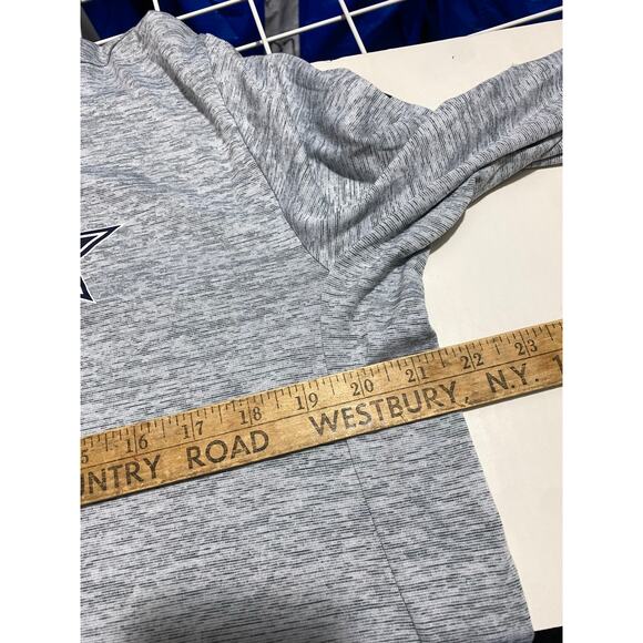 Dallas Cowboys Shirt Mens L Nike On Field Long Sleeve Gray Dri Fit EUC - Picture 4 of 11